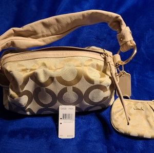 Coach Handbag Parker Signature Zip Bag with Wallet